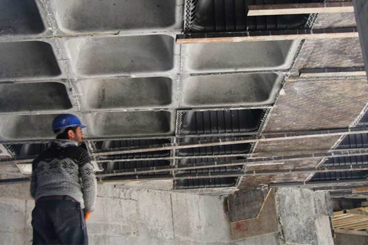 لزوم استفاده از سقف وافل برای اسکلت بتنی در ایران