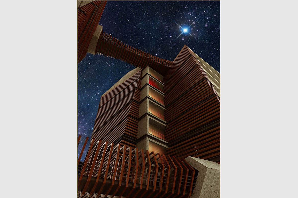 پروژه اجرایی سقف وافل برج سپید