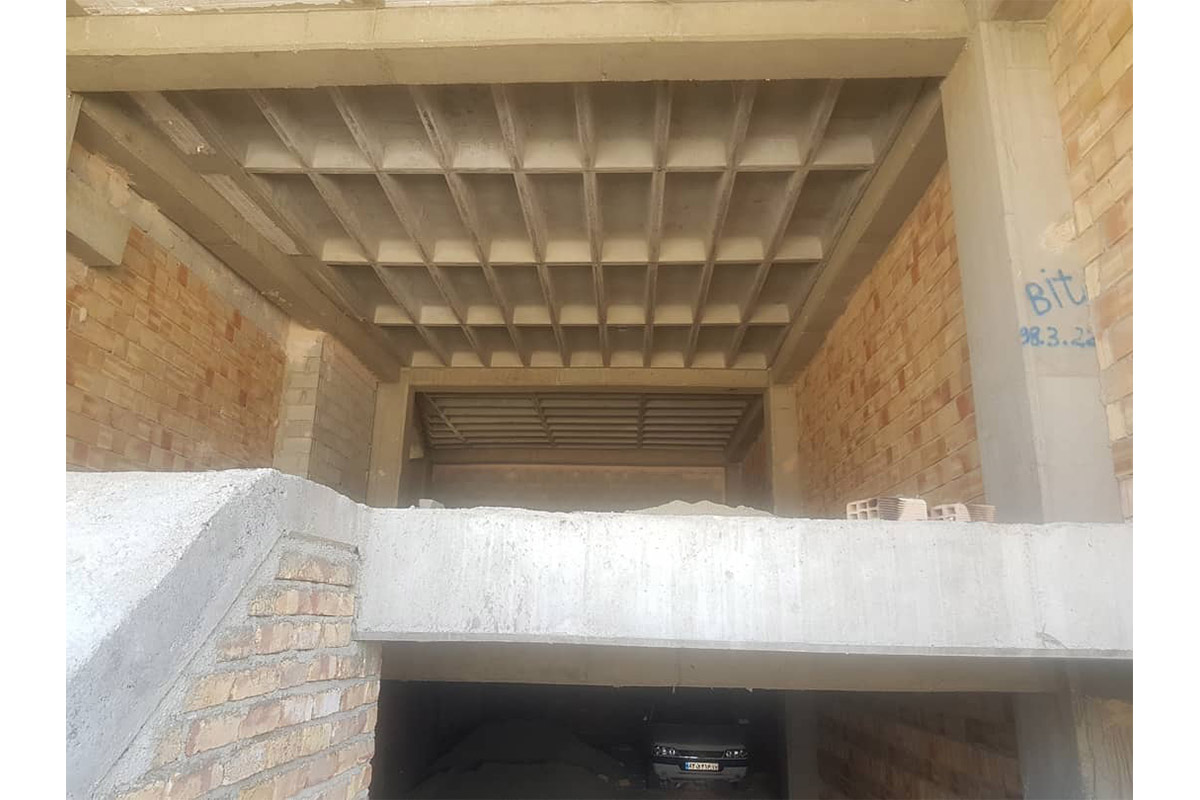 پروژه اجرایی سقف وافل وزین قزوین