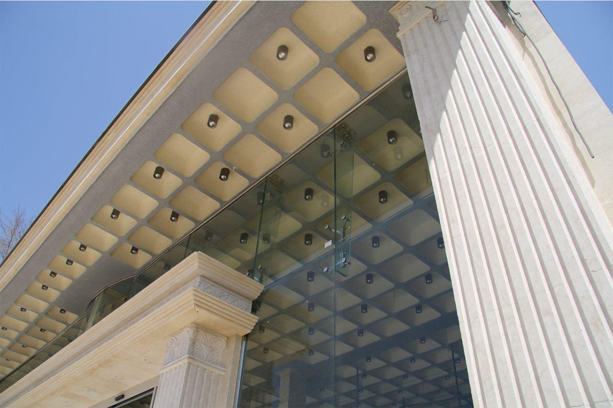 پروژه اجرایی سقف وافل نمایشگاه تهران