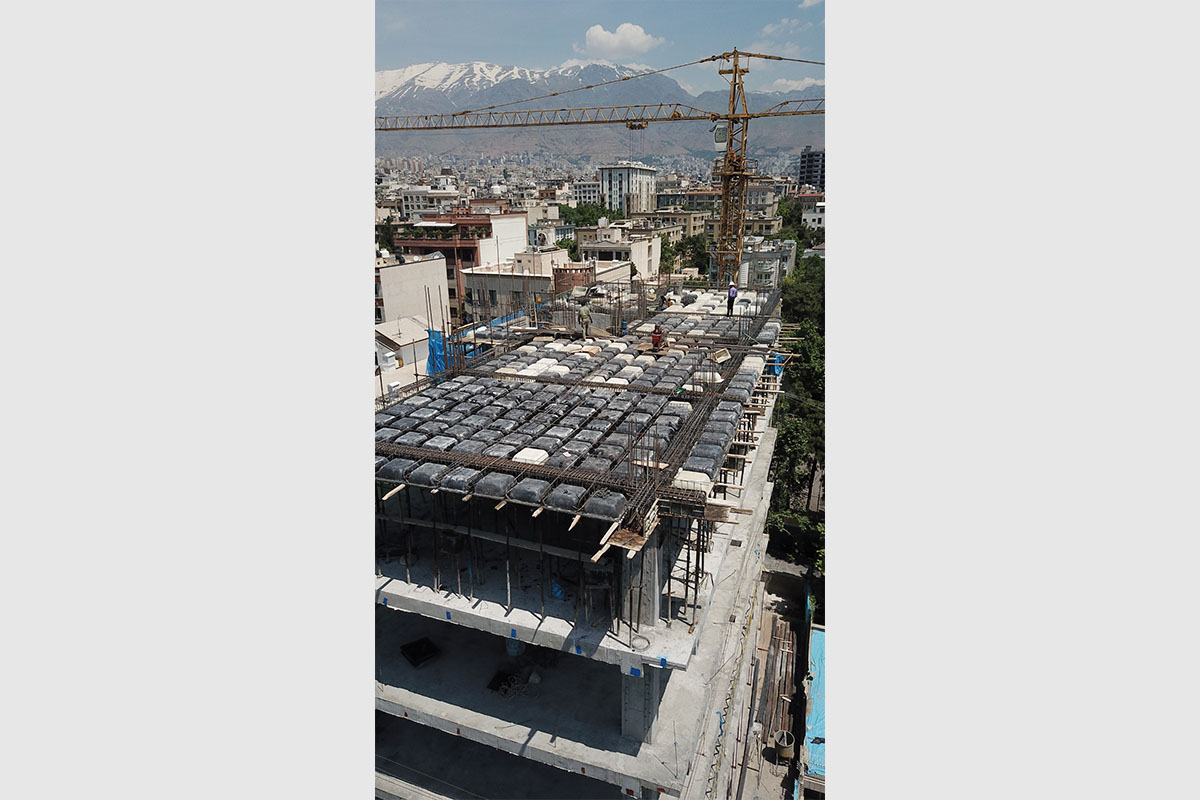 پروژه اجرایی سقف وافل خورشید تهران