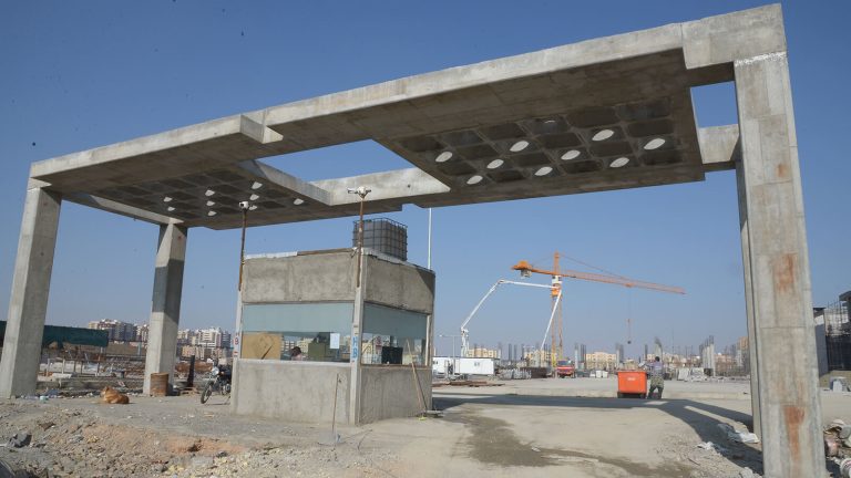 پروژه سقف وافل شهر فرش اصفهان